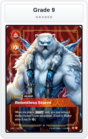 Graded - Volibear, Relentless Storm — Grade 9 graded overlay