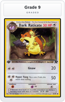 Graded - Dark Raticate — Grade 9 graded overlay