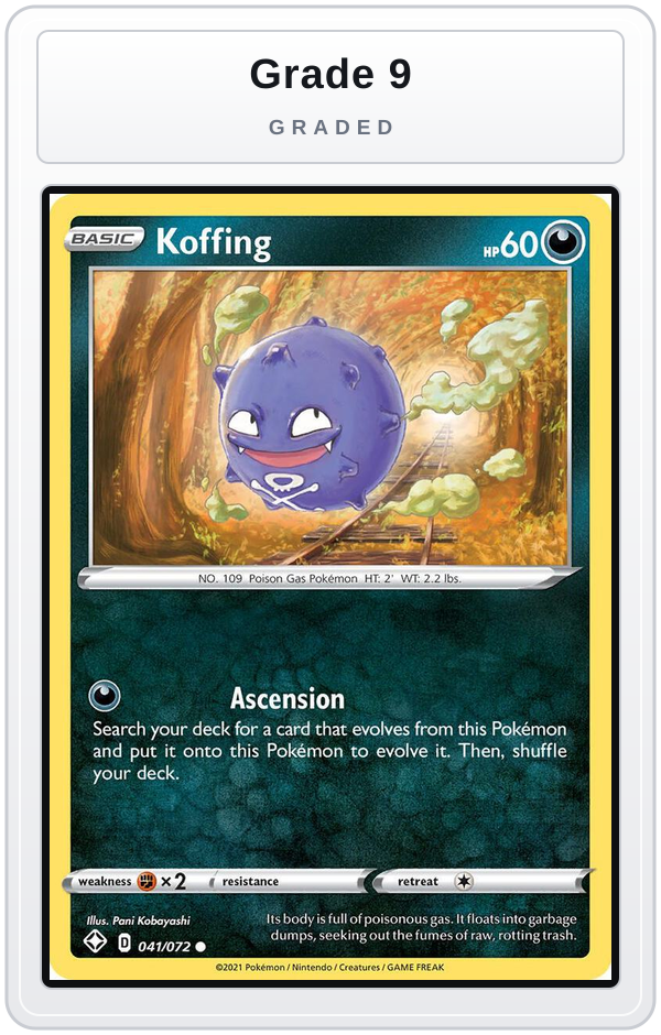 Graded - Koffing — Grade 9 graded overlay