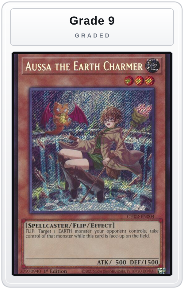 Graded - Aussa the Earth Charmer — Grade 9 graded overlay