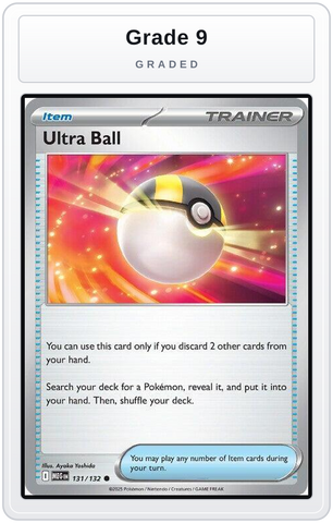 Graded - Ultra Ball — Grade 9 graded overlay