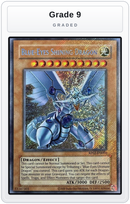 Graded - Blue-Eyes Shining Dragon — Grade 9 graded overlay