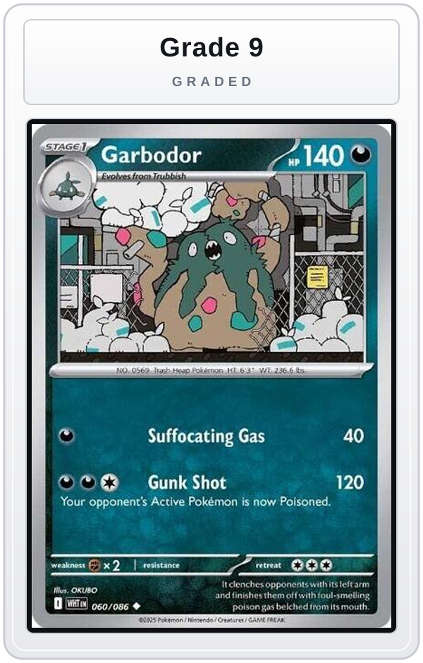 Graded - Garbodor — Grade 9 graded overlay