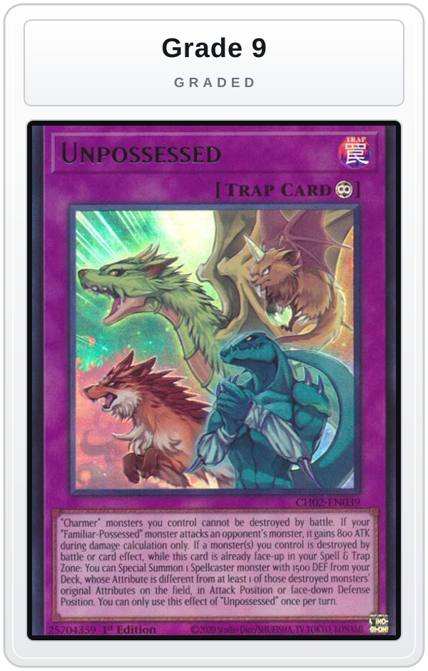 Graded - Unpossessed — Grade 9 graded overlay