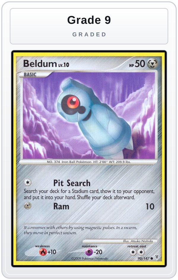 Graded - Beldum — Grade 9 graded overlay