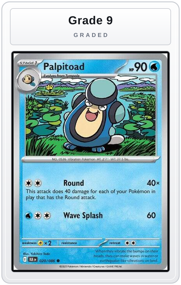 Graded - Palpitoad — Grade 9 graded overlay