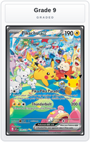 Graded - Pikachu ex - 149/128 — Grade 9 graded overlay