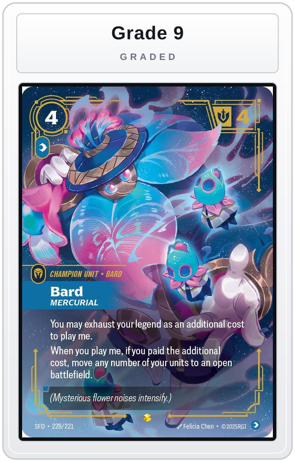 Graded - Bard - Mercurial (Overnumbered) — Grade 9 graded overlay