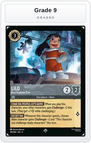 Graded - Lilo - Best Explorer Ever — Grade 9 graded overlay