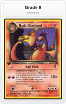 Graded - Dark Charizard (21) — Grade 9 graded overlay