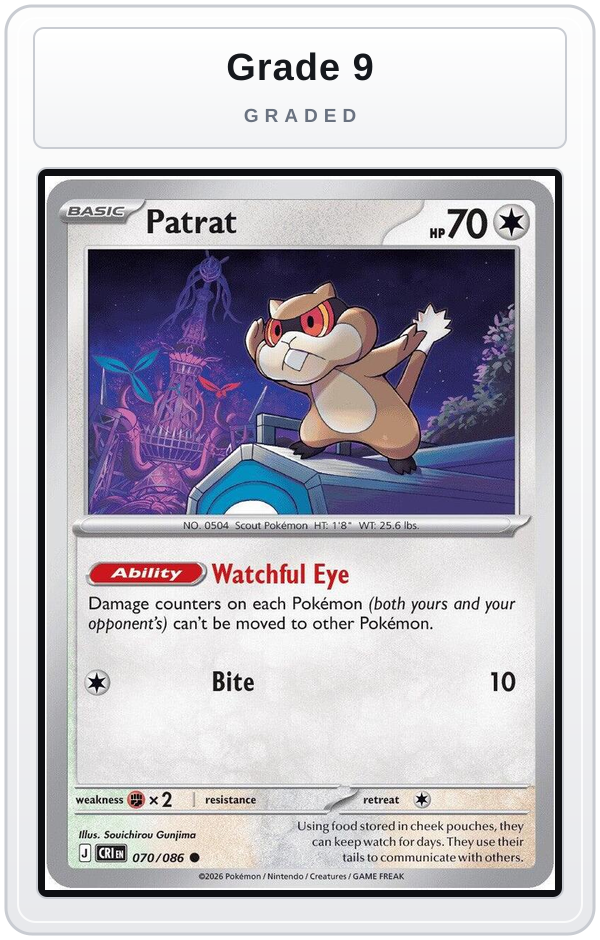 Graded - Patrat — Grade 9 graded overlay
