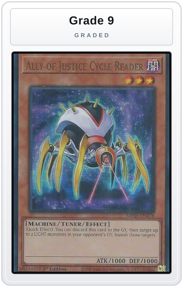 Graded - Ally of Justice Cycle Reader — Grade 9 graded overlay
