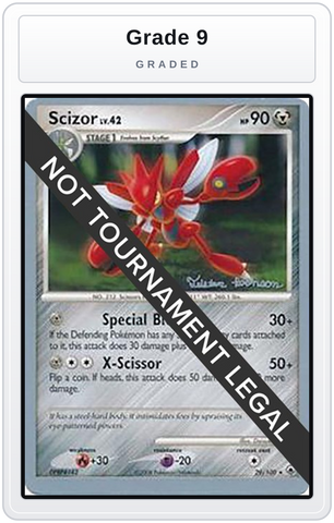 Graded - Scizor - 2008 (Tristan Robinson) — Grade 9 graded overlay