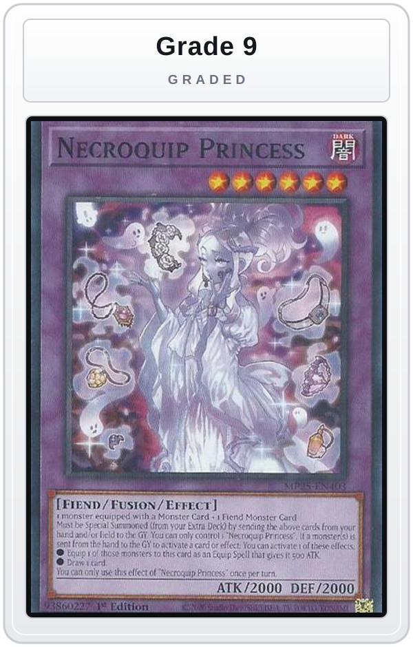 Graded - Necroquip Princess — Grade 9 graded overlay