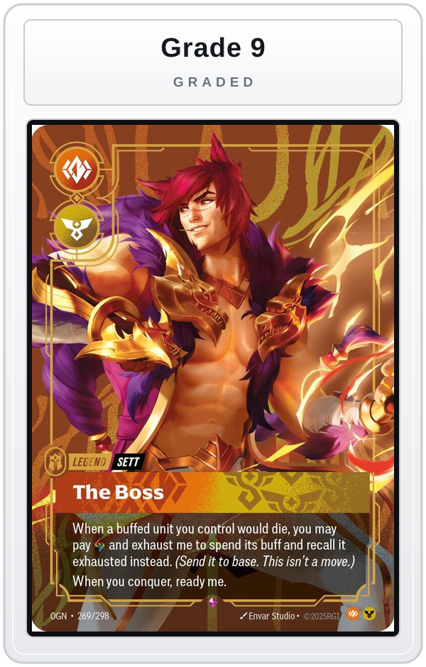 Graded - Sett, The Boss — Grade 9 graded overlay