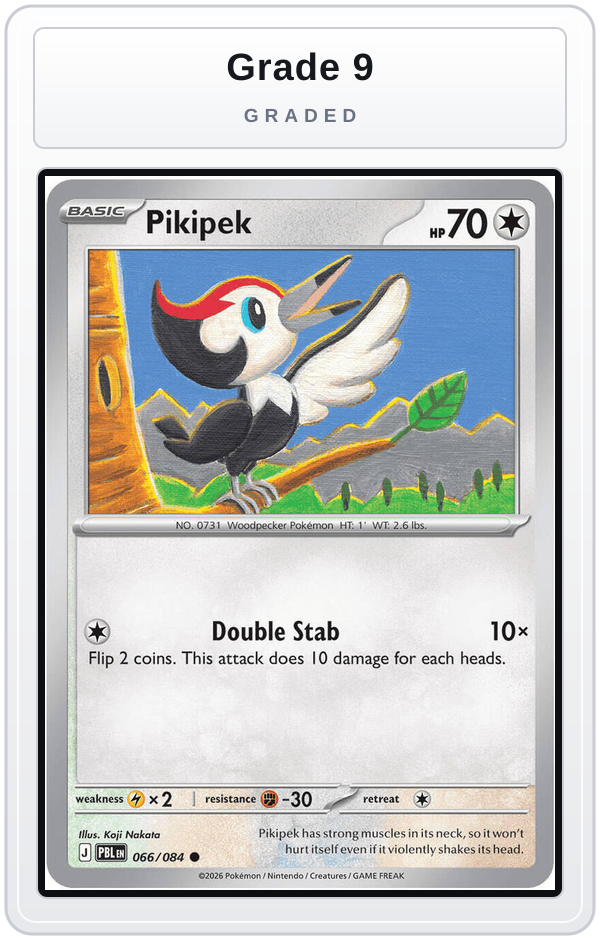 Graded - Pikipek — Grade 9 graded overlay