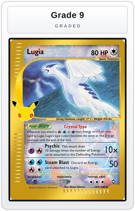 Graded - Lugia — Grade 9 graded overlay