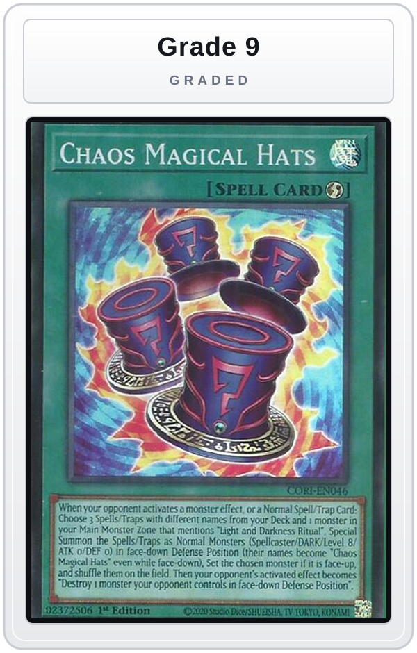 Graded - Chaos Magical Hats — Grade 9 graded overlay