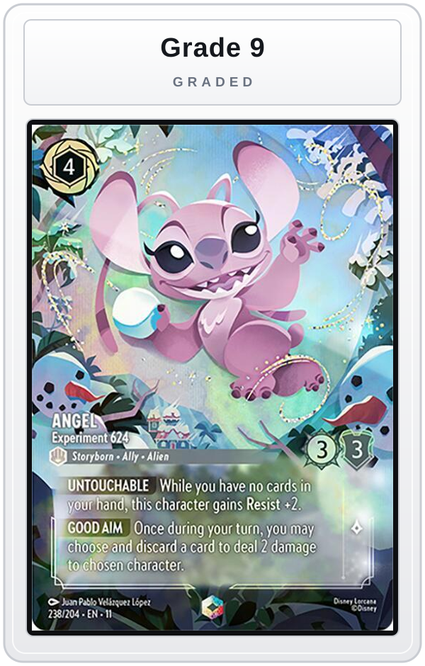 Graded - Angel - Experiment 624 (Enchanted) — Grade 9 graded overlay