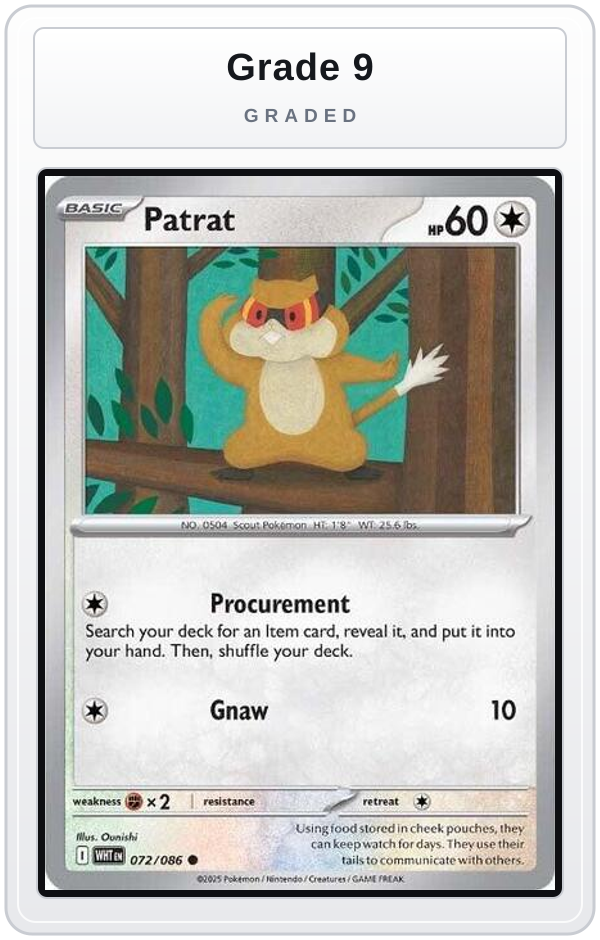 Graded - Patrat — Grade 9 graded overlay