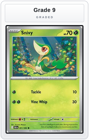 Graded - Snivy — Grade 9 graded overlay
