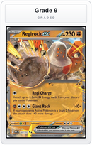 Graded - Regirock ex — Grade 9 graded overlay