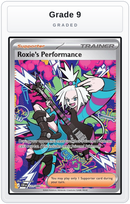 Graded - Roxie's Performance - 121/086 — Grade 9 graded overlay