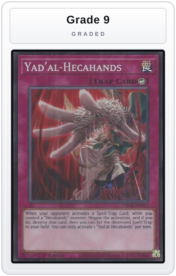 Graded - Yad'al-Hecahands (Super Rare) — Grade 9 graded overlay