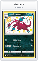 Graded - Galarian Linoone — Grade 9 graded overlay