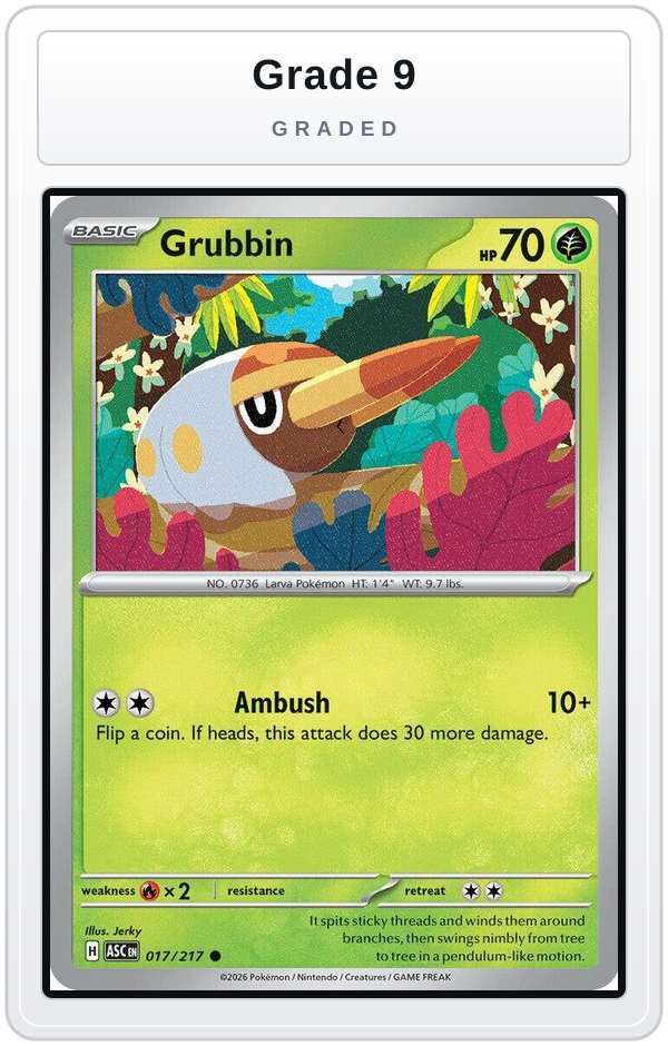 Graded - Grubbin — Grade 9 graded overlay