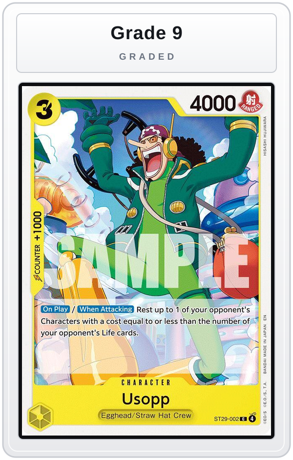 Graded - Usopp — Grade 9 graded overlay