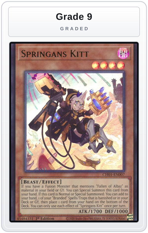 Graded - Springans Kitt — Grade 9 graded overlay