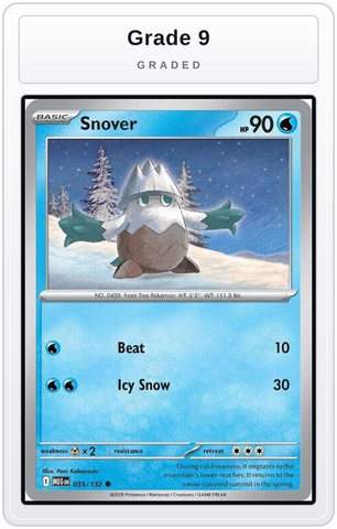 Graded - Snover - 035/132 — Grade 9 graded overlay