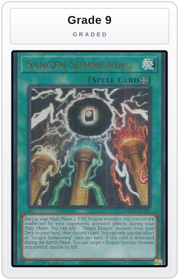 Graded - Sangen Summoning — Grade 9 graded overlay