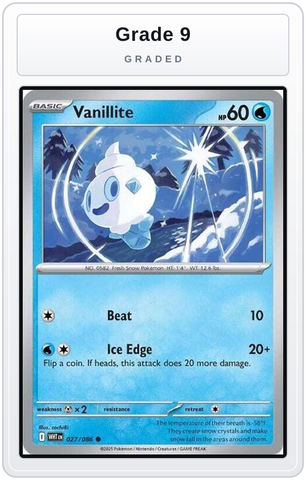Graded - Vanillite — Grade 9 graded overlay