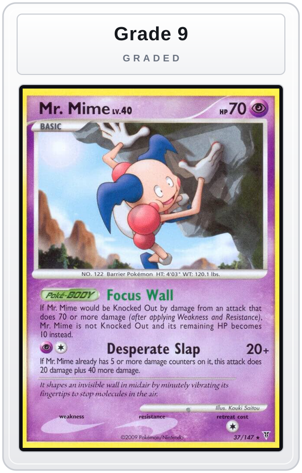 Graded - Mr. Mime — Grade 9 graded overlay