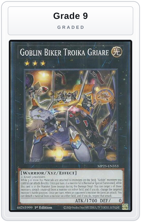 Graded - Goblin Biker Troika Griare — Grade 9 graded overlay