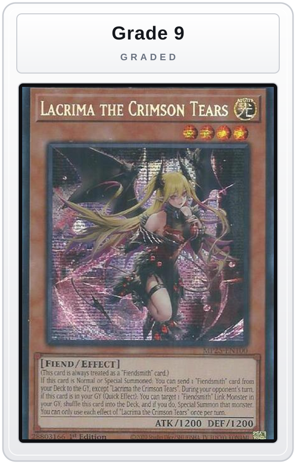 Graded - Lacrima the Crimson Tears — Grade 9 graded overlay