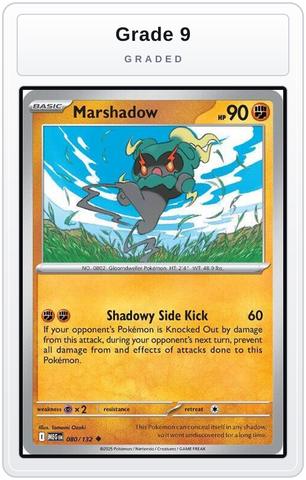 Graded - Marshadow - 080/132 — Grade 9 graded overlay