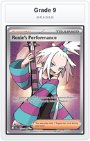Graded - Roxie's Performance - 112/086 — Grade 9 graded overlay