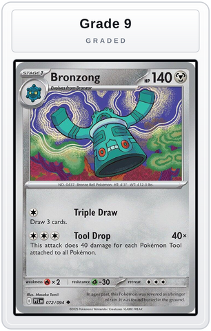 Graded - Bronzong — Grade 9 graded overlay