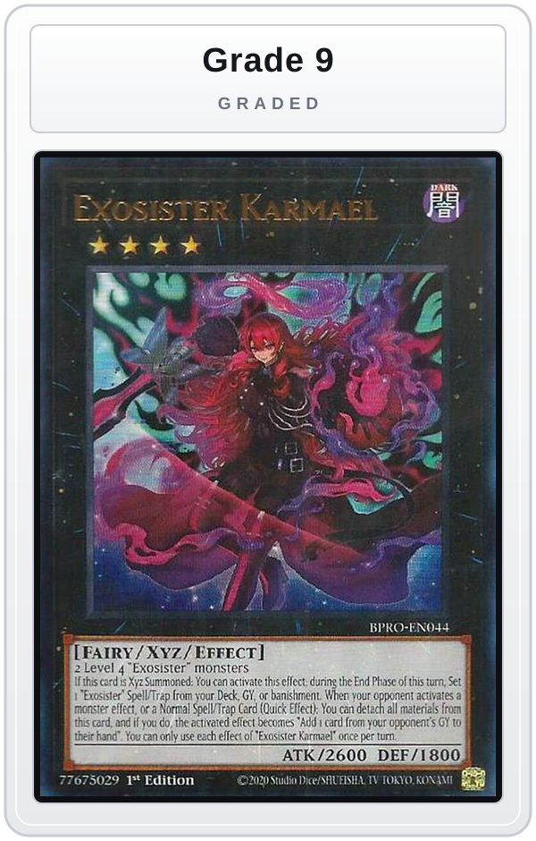 Graded - Exosister Karmael — Grade 9 graded overlay