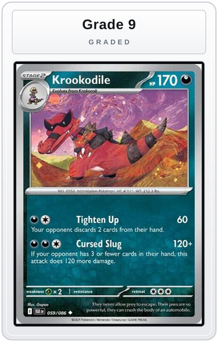 Graded - Krookodile — Grade 9 graded overlay