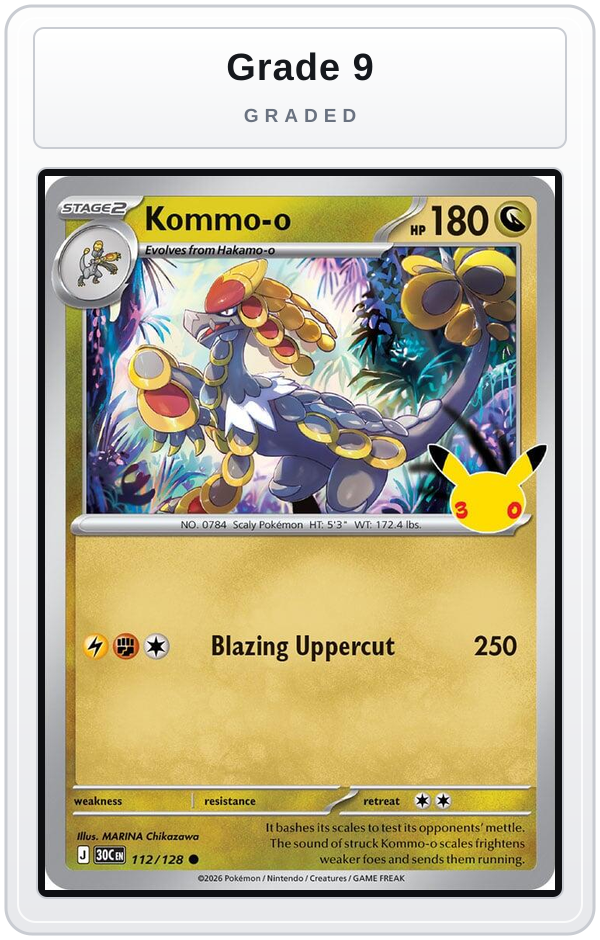 Graded - Kommo-o — Grade 9 graded overlay