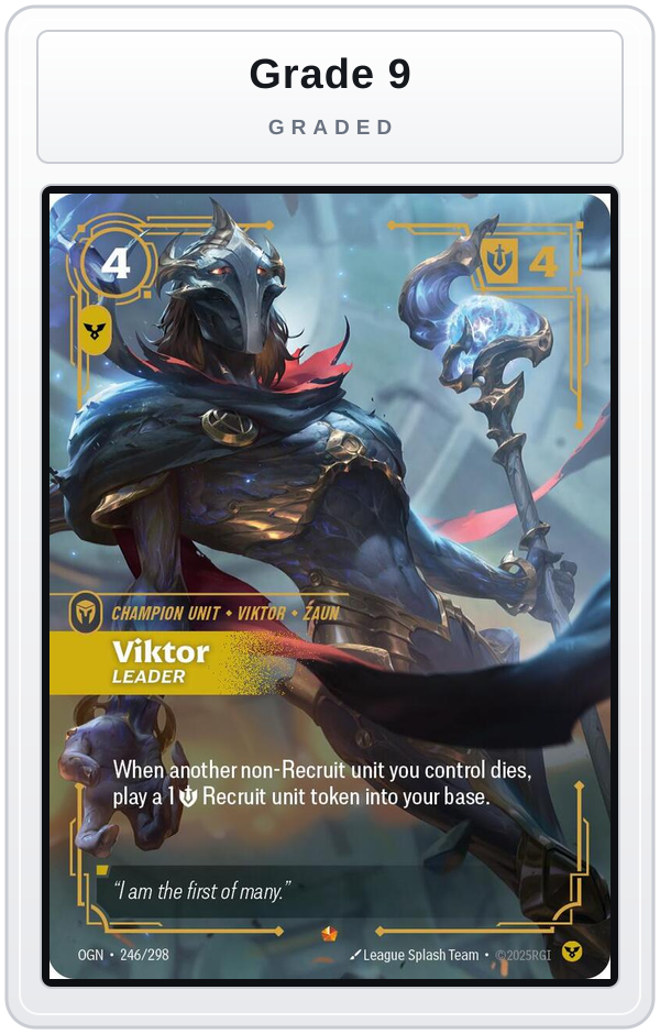 Graded - Viktor, Leader — Grade 9 graded overlay