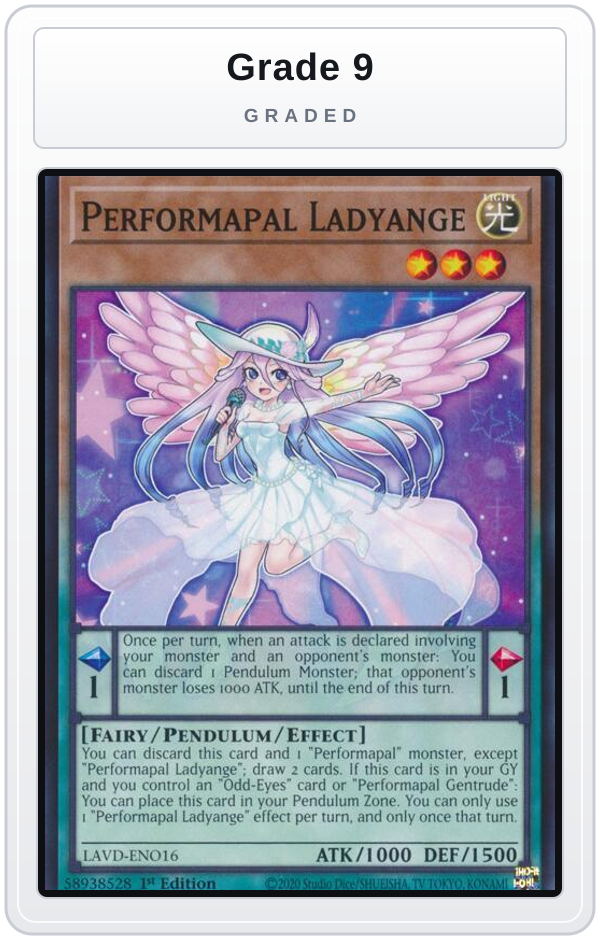 Graded - Performapal Ladyange — Grade 9 graded overlay
