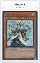 Graded - Sauravis, Dragon Sage of the Voiceless Voice — Grade 9 graded overlay