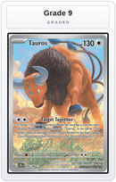 Graded - Tauros - 096/086 — Grade 9 graded overlay