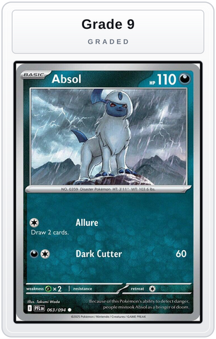 Graded - Absol — Grade 9 graded overlay