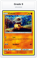 Graded - Cubone - 7/12 — Grade 9 graded overlay